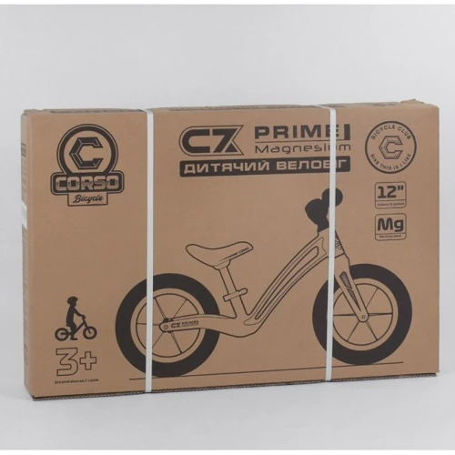 Беговел Corso Prime C7 78753 (розовый с белым): Производитель Corso