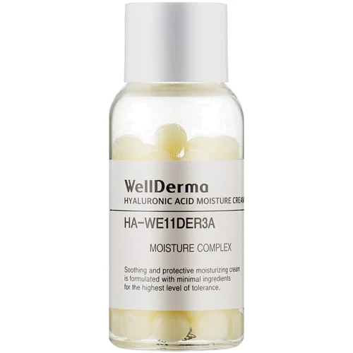 WellDerma Hyaluronic Acid Moisture Cream Увлажняющий крем для лица в капсулах 20 ml