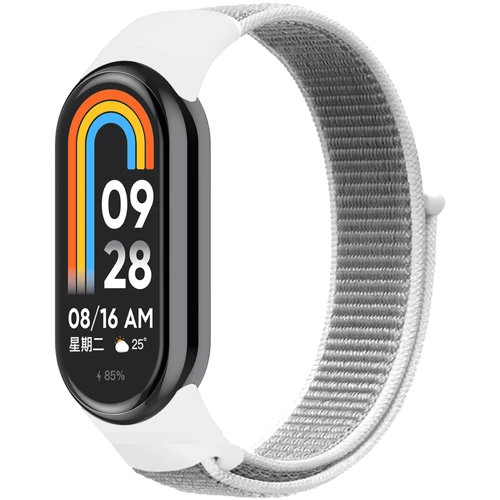 Ремінець ArmorStandart Nylon White/Grey for Xiaomi Smart Band 8/9/10 (ARM86904): Тип ремінець