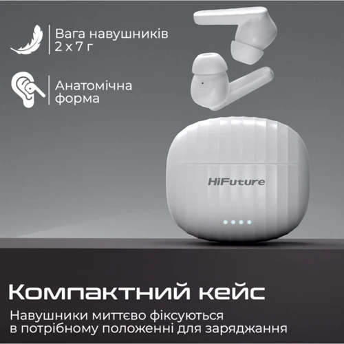 Наушники HiFuture SonicBliss White (sonicbliss.white): Тип крепления без креплений