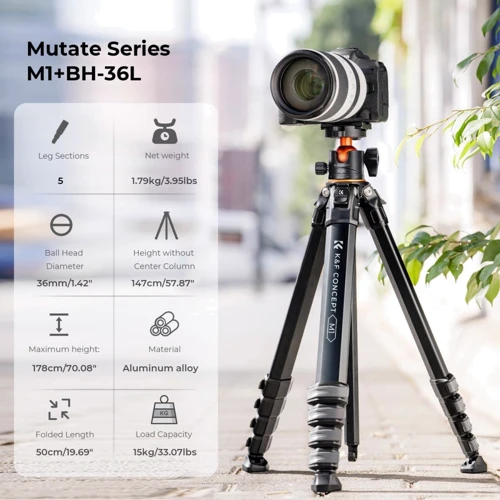 K&F Concept M1+BH-35L (KF09.105): Тип штатива напольный