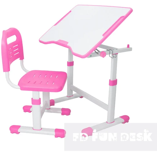Комплект FunDesk Парта і стілець-трансформери Sole II Pink: Вік дитини від 5-ти років