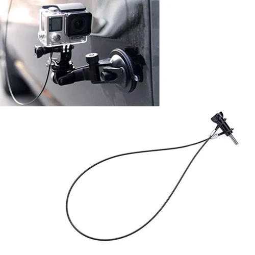 Страховочный тросик MSCAM Stainless Steel Tether Lanyard для экшн камер GoPro, SJCAM фото 3