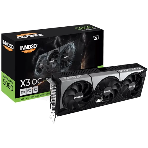 Видеокарта Inno3D Nvidia GeForce RTX 5080 X3 OC 16GB (N50803-16D7X-17603930) UA: Тип памяти GDDR7