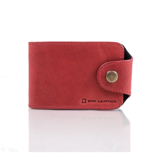 Жіноча візитниця DNK Leather червона (DNK-Cards-Hcol-H)