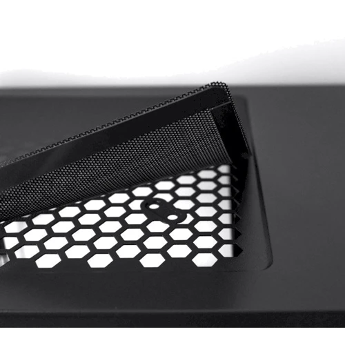 Корпус Chieftec Gaming Cube (CI-02B-OP): Материал передней панели пластик и сталь и алюминий