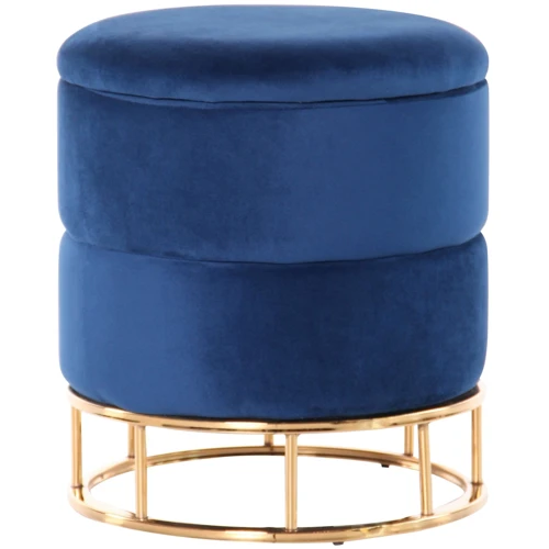 Пуф AMF Gabriel Blue / Golden Chrom (547487)