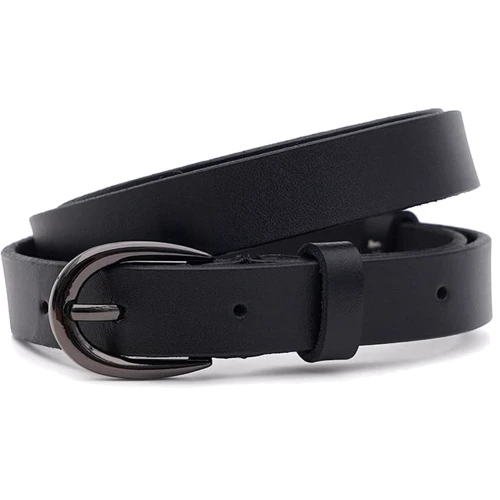 Женский ремень Borsa Leather черный (110v1genw38-black)