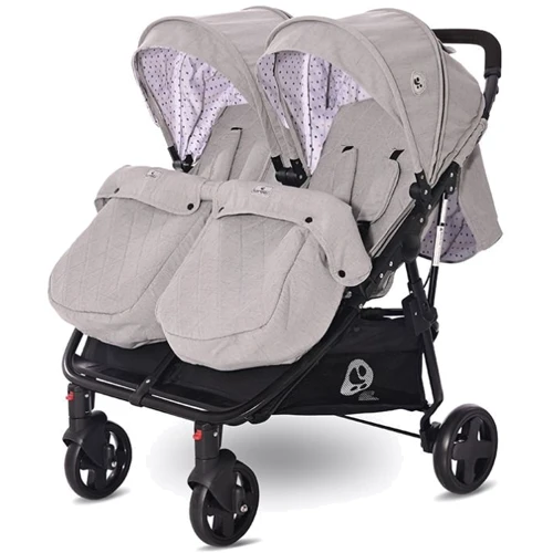 Коляска для двойни Lorelli DUO (grey dots): Пол ребенка Унисекс