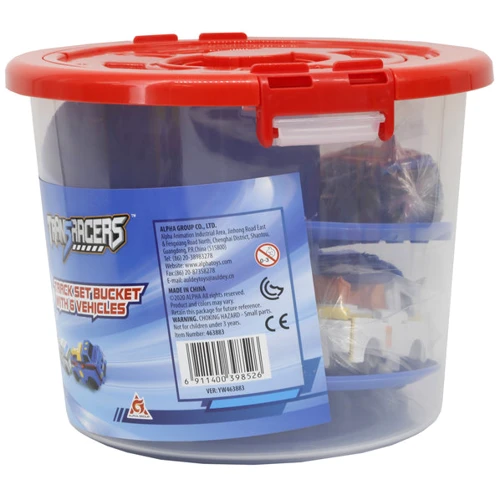 Игровой набор TransRacers Автотрек-ведро с машинками (6 штук) (YW463883)