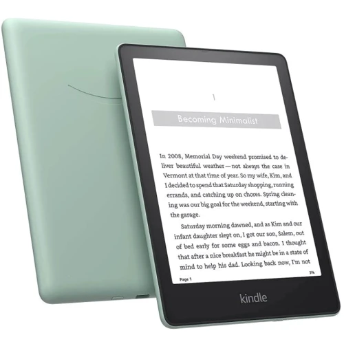 Електронна книга Amazon Kindle Paperwhite Signature Edition 11th Gen. 32GB Agave Green: Екран 6.8
