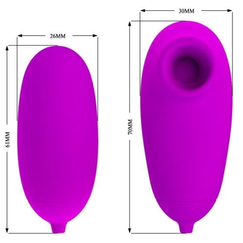 Симулятор LYBAILE Pretty Love Suction & Vibro Bullets Purple