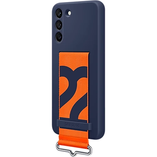 Чохол для телефона Samsung Silicone with Strap Cover Navy (EF-GS906TNEGRU) для Samsung S906 Galaxy S22+: Матеріал силікон