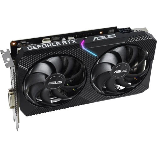 Видеокарта ASUS GeForce RTX2060 6144Mb DUAL OC MINI (DUAL-RTX2060-O6G-MINI): Интерфейс PCI Express 3.0 x16