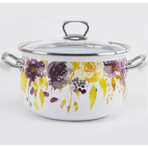 Кастрюля Gusto Premium Акварель 24 см 5.7 л (GT-T-224-W)