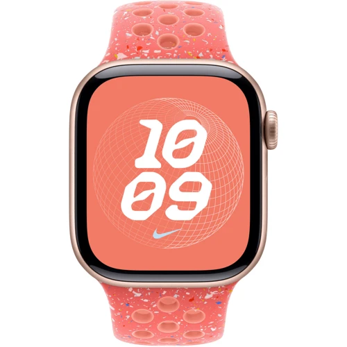 Apple 40mm Magic Ember Nike Sport Band - S/M (MC2J4ZM/A): Совместимость Apple Watch 41mm, Apple Watch 40mm, Apple Watch 38mm