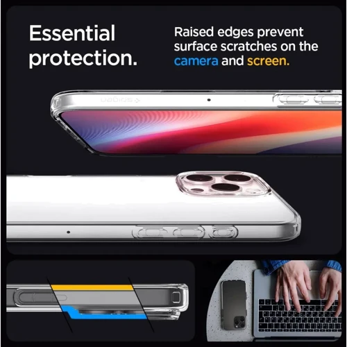 Чехол для iPhone Spigen Liquid Crystal Crystal Clear (ACS07984) for iPhone 16 Pro Max фото 11