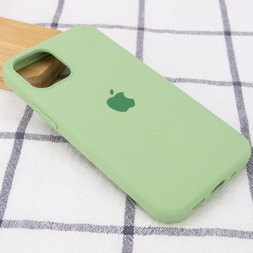 Чохол для iPhone Mobile Case Silicone Case Full Protective Mint для iPhone 14 Plus: Колір зеленый
