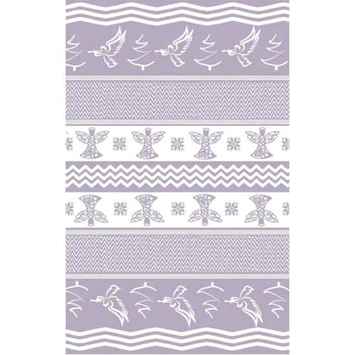 Плед SoundSleep Angels жаккард двосторонній бузковий 140х200 см (94271676)