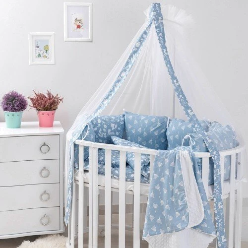 Постельный комплект 8 эл. Twins Dolce Лесные жители 4063-D-011, blue, голубой: Тип постельный комплект