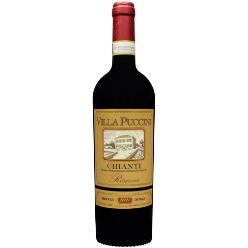 Вино Villa Puccini Chianti Riserva DOCG 2021 красное сухое 0.75 л (FSH_8002153991077)
