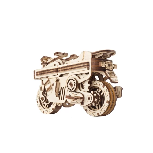 Механический 3D пазл UGEARS Мото Компакт Складной скутер (70168) фото 8