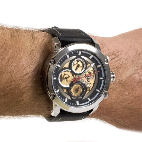 Наручные часы Naviforce 9167 Silver Black (NF9167BOXSB): Механизм Кварцевый