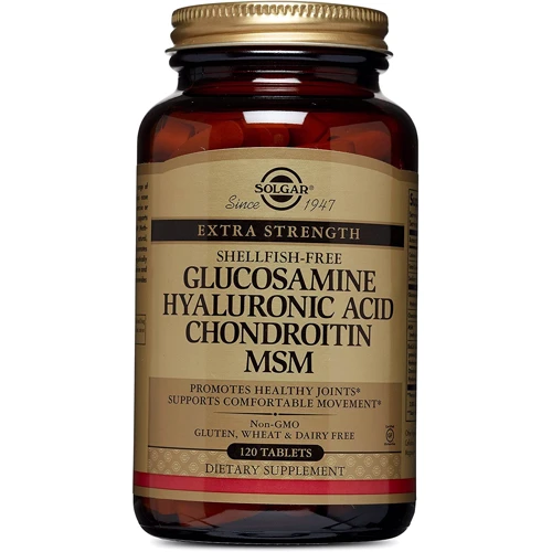 Solgar Glucosamine Hyaluronic Acid Chondroitin MSM 120 Tab