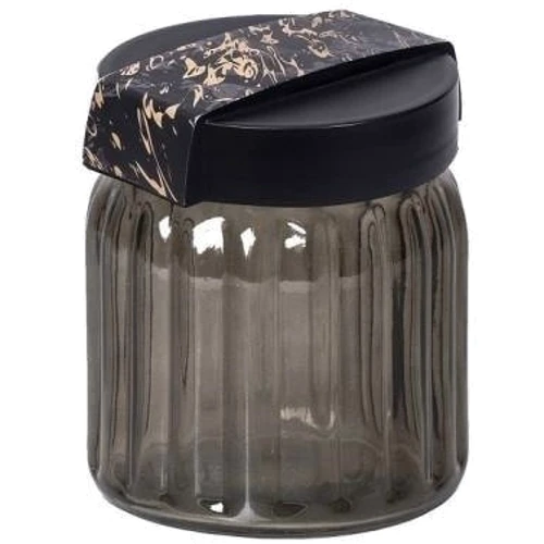Банка HEREVIN Embossed Black Marble 1 л (190080-002)