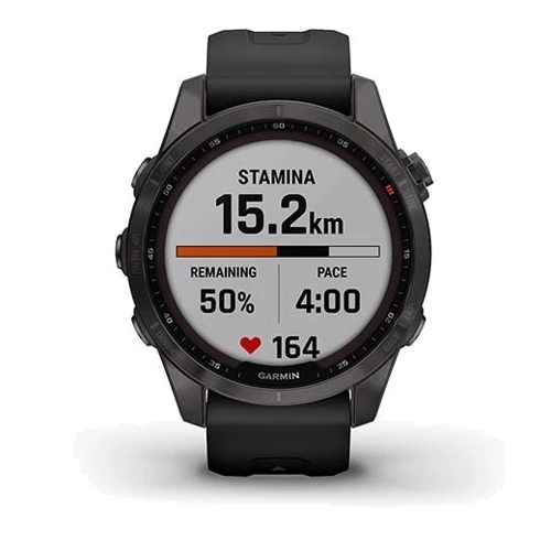 Смарт-часы Garmin Fenix 7S Sapphire Solar Carbon Grey DLC Titanium with Black Band (010-02539-25): Совместимые ОС Android / iOS