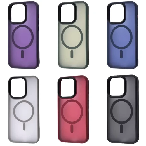 Чехол для iPhone WAVE Matte Insane Case with MagSafe Deep Purple for iPhone 15 Pro Max: Тип чехла накладка на заднюю часть
