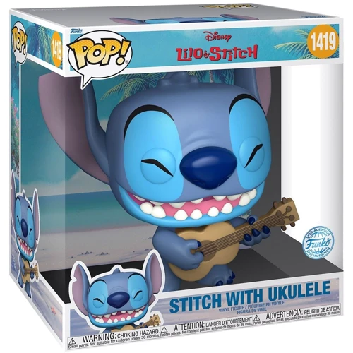 Игровая фигурка Funko Pop! cерии Jumbo Стич с укулеле (76786): Тип Игровая фигурка