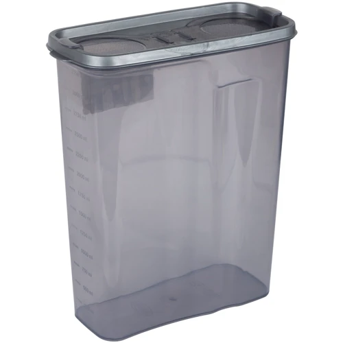 Контейнер для сыпучих Violet House 3.25 л (0550 Transparent Black): Объем, л 3.25