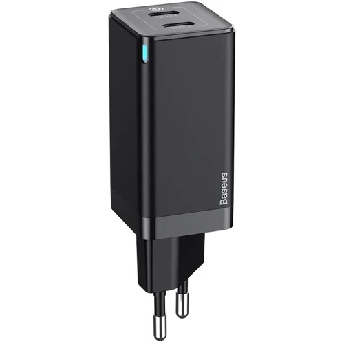 Зарядное устройство Baseus USB-C Wall Charger GaN2 45W Black with USB-C Cable (CCGAN-M01): Особенности Быстрая зарядка, USB-C
