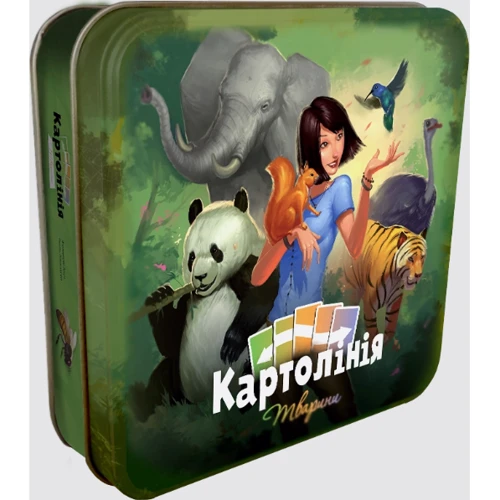 Настольная игра ROZUM Картолиния: Животные (Cardline: Animals)