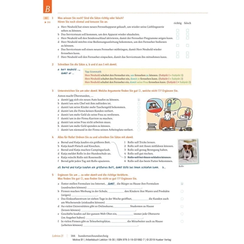 Motive B1, Lektion 19-30: Arbeitsbuch mit Audio-CD: Кількість сторінок 100