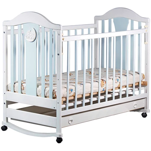 Дитяче ліжко Laska-M Наполеон NEW Mix без ящика (блакитна): Тип класична ліжечко