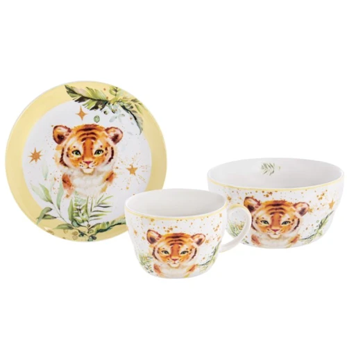 Набор детской посуды Lefard Тигрёнок 3 предмета 924-718: Тип Набор