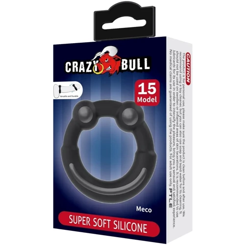 Кільце ерекційне LYBAILE Crazy Bull №15 - Meco super soft silicone (BI-210362)