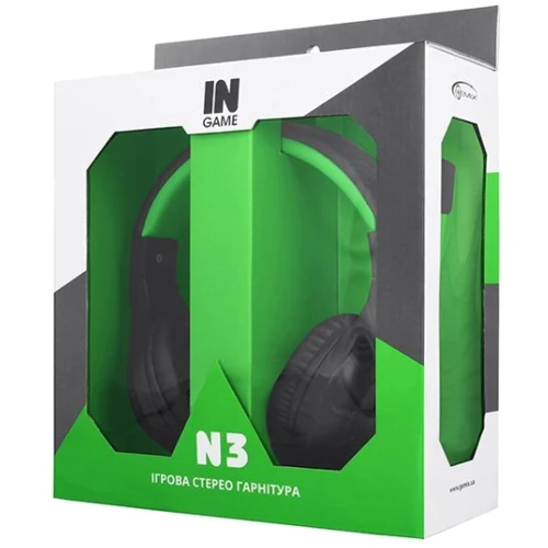 Навушники Gemix N3 Black/Green фото 4