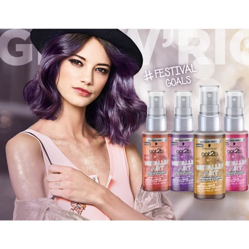 got2b Metallic Art Spray 50 ml Спрей-блеск для волос и тела оттенок золотой: Пол Для женщин