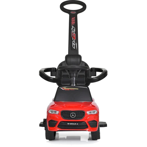 Дитячий електромобіль-толокар 2в1 Bambi Mercedes червоний (M 4855LR-3)