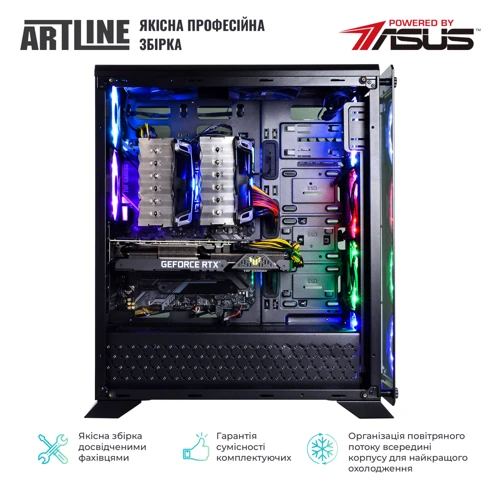 Персональный компьютер (ПК) ARTLINE Overlord X97 (X97v42Win): Оптический привод отсутствует