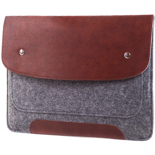 Gmakin Cover Envelope Brown/Grey (GM02-15) for MacBook Pro 15/Pro 16: Колір коричневий (Brown)