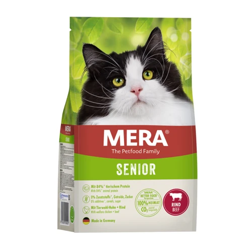 Сухий корм Mera Cats Senior Beef для літніх кішок від 8-ми років з яловичиною 2 кг (038942 - 8930)