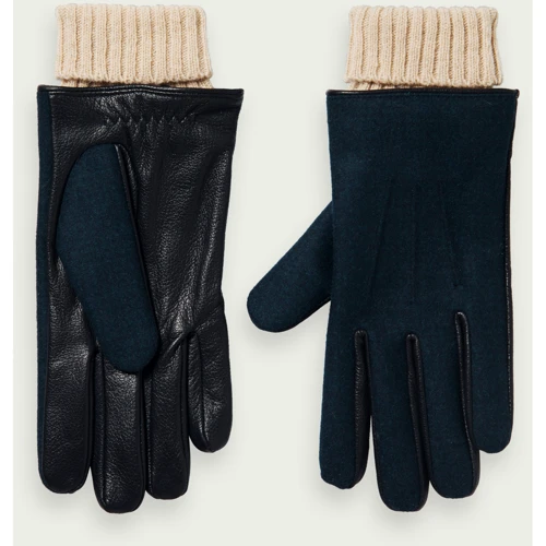 Мужские перчатки Scotch & Soda М синие (169460)