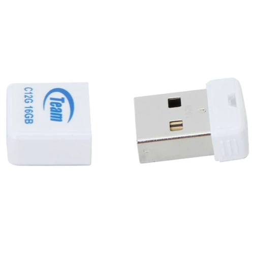 USB-флешка Team 16GB C12G USB 2.0 White (TC12G16GW01): Стандарт USB USB 2.0