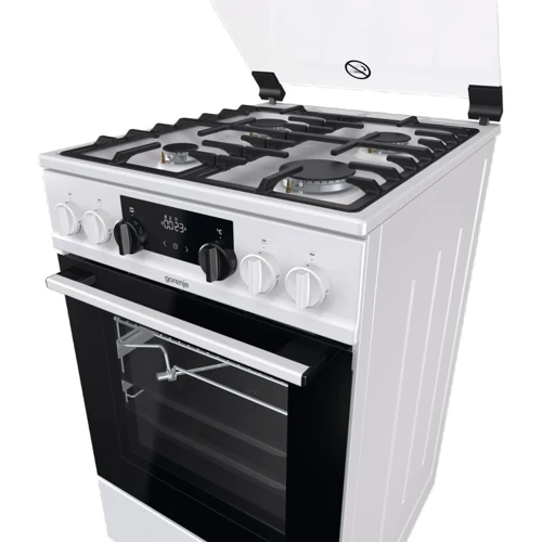 Плита комбинированная Gorenje KS5350WF: Управление механическое, сенсорное