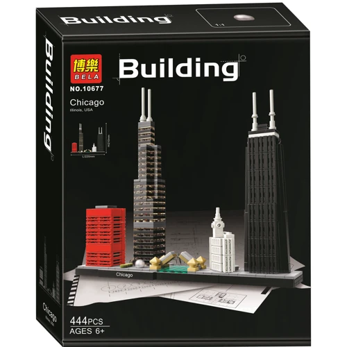 Конструктор BELA 10677 Building Чикаго