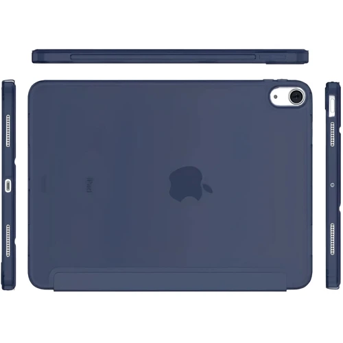 Аксесуар для iPad BeCover Case Book Tri Fold Hard Deep Blue for iPad Air (2020-2025) (711413): Особливості трансформується на підставку, Зручно тримати в руці, Стильний дизайн, Надійний захист від подряпин і забруднень